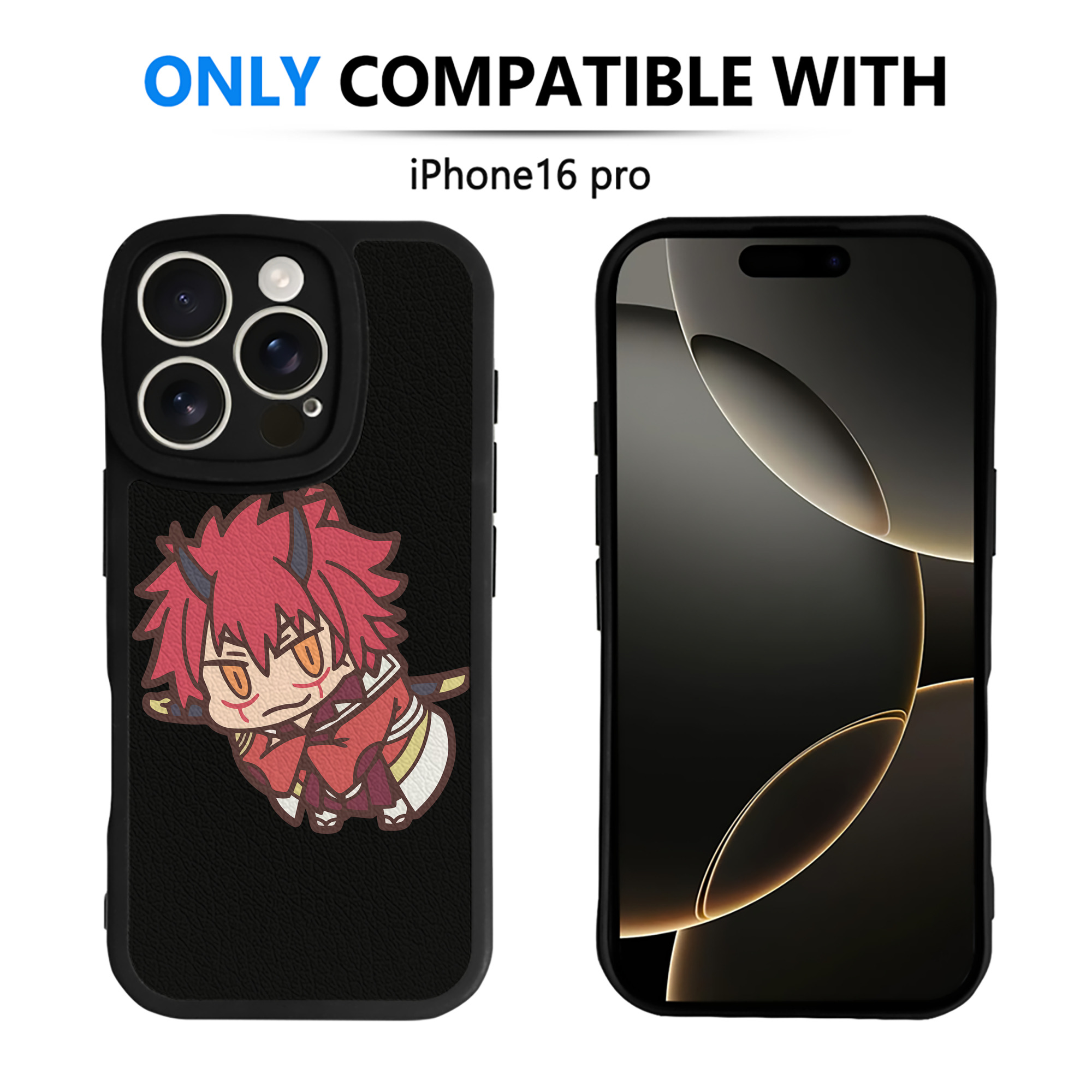 （画像用） 転スラ Regarding Reincarnated to Slime 【iPhone 16シリーズ対応】シリコンスマホケース（レザー調） 材質：シリコン
